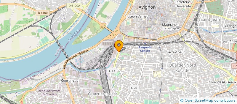 localisation de l'entreprise AVIROC à AVIGNON