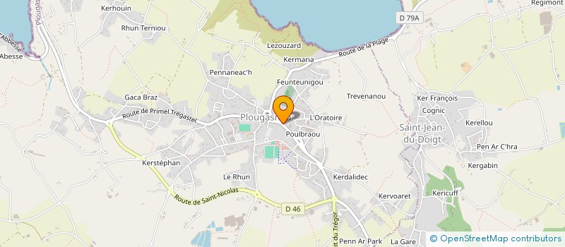 localisation de l'entreprise AVIRON BAIE DE MORLAIX  PLOUGASNOU