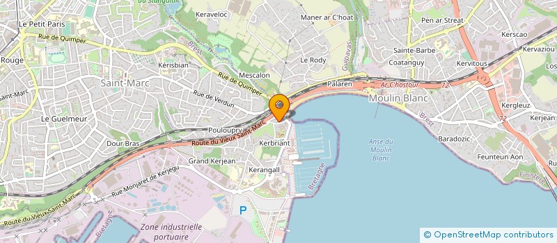 localisation de l'entreprise AVIRON BREST IROISE à BREST