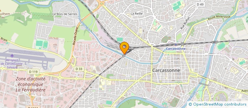 localisation de l'entreprise AVIRON CARCASSONNE  CARCASSONNE