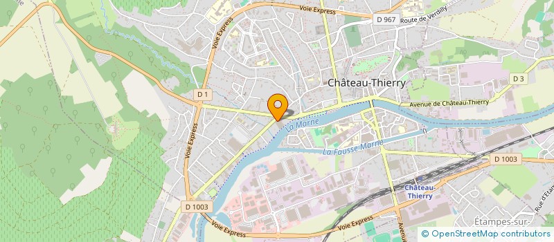 localisation de l'entreprise AVIRON CHATEAU THIERRY 02 à CHATEAU-THIERRY
