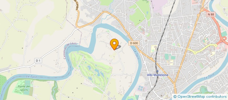 localisation de l'entreprise AVIRON CLUB ALBI à ALBI