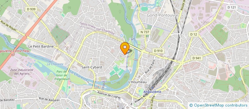 localisation de l'entreprise AVIRON CLUB ANGOULEME à ANGOULEME