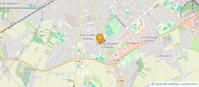 localisation de l'entreprise AVIRON CLUB CASTELROUSSIN  CHATEAUROUX