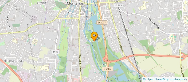 localisation de l'entreprise AVIRON CLUB MONTARGIS -GATINAIS  MONTARGIS