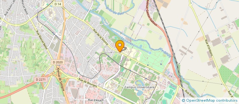 localisation de l'entreprise AVIRON CLUB ORLEANS-OLIVET  OLIVET