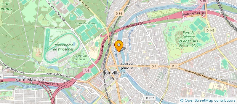 localisation de l'entreprise AVIRON MARNE ET JOINVILLE  JOINVILLE-LE-PONT