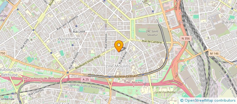 localisation de l'entreprise AVIRON METROPOLE LILLE à LILLE