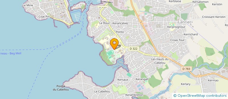 localisation de l'entreprise AVIRON SYMPA EN MER A CONCARNEAU  CONCARNEAU