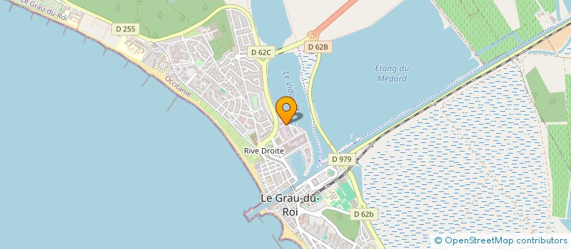 localisation de l'entreprise AVIRON TERRE DE CAMARGUE  LE GRAU-DU-ROI