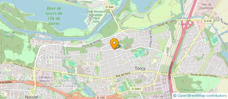 localisation de l'entreprise AVIRON VAIRES TORCY à TORCY