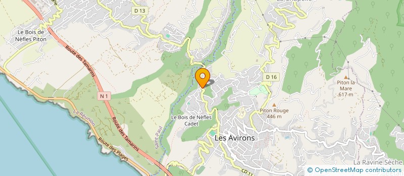 localisation de l'entreprise AVIRONS PNEUS SERVICES  LES AVIRONS