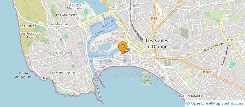 localisation de l'entreprise AVIS D'EXPERT 85 à LES SABLES D'OLONNE