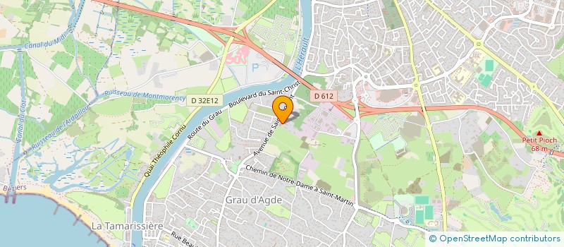 localisation de l'entreprise AVISA SARL à AGDE