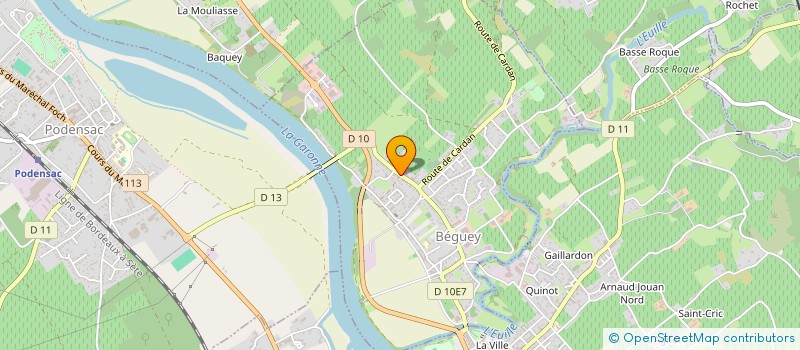 localisation de l'entreprise AVISAT  BEGUEY