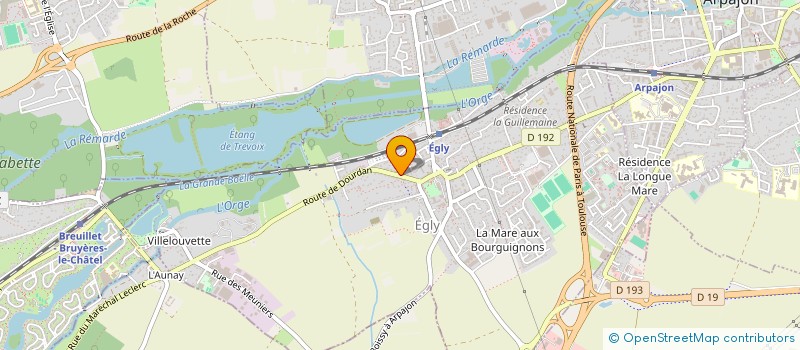 localisation de l'entreprise AVISE CONSEIL à ARPAJON