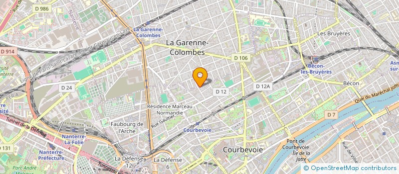 localisation de l'entreprise AVISEINE COURBEVOIE à COURBEVOIE