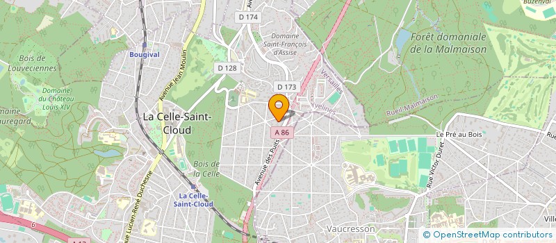 localisation de l'entreprise AVISEO  LA CELLE-SAINT-CLOUD