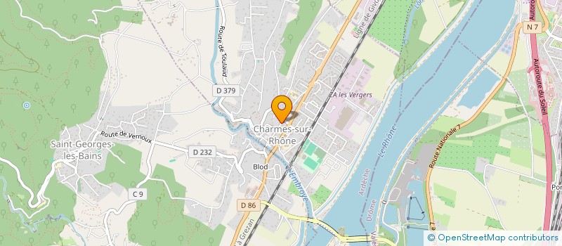 localisation de l'entreprise AVISEO  CHARMES-SUR-RHONE