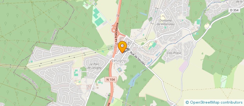 localisation de l'entreprise AVISKO  LESIGNY