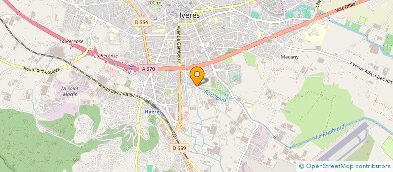 localisation de l'entreprise AVISO à HYERES