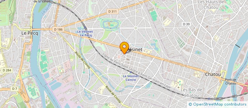 localisation de l'entreprise AVISO INTERNATIONAL à LE VESINET
