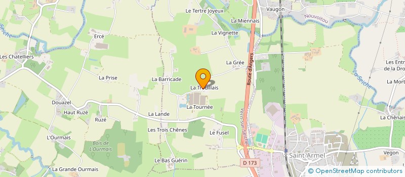 localisation de l'entreprise AVISOL  VERN-SUR-SEICHE