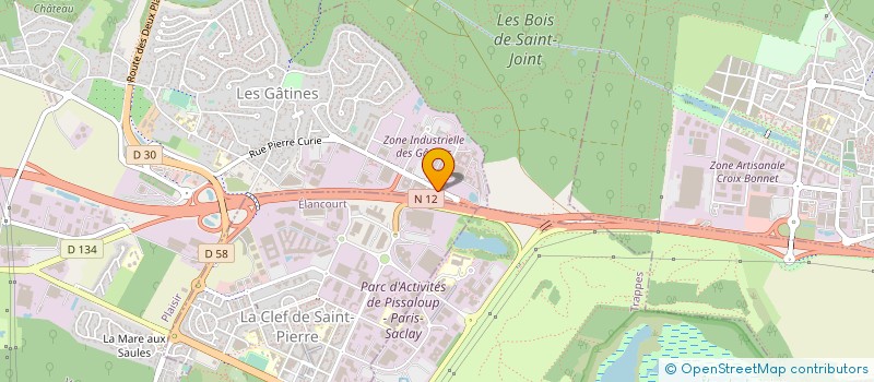 localisation de l'entreprise AVISS SERVICES à PLAISIR