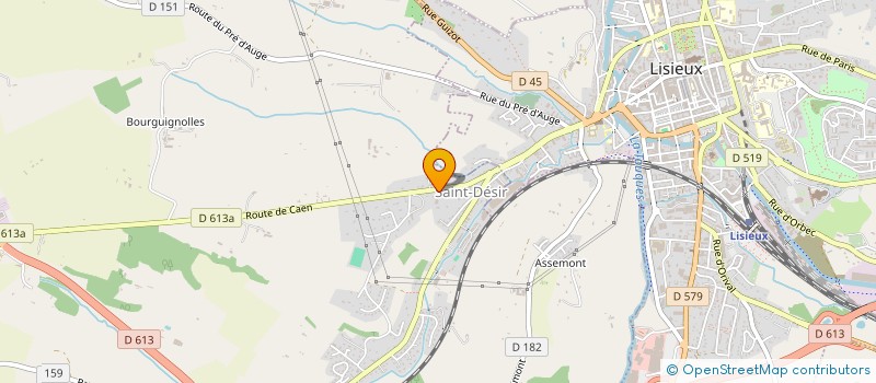 localisation de l'entreprise AVISSE LOCATION  SAINT-DESIR