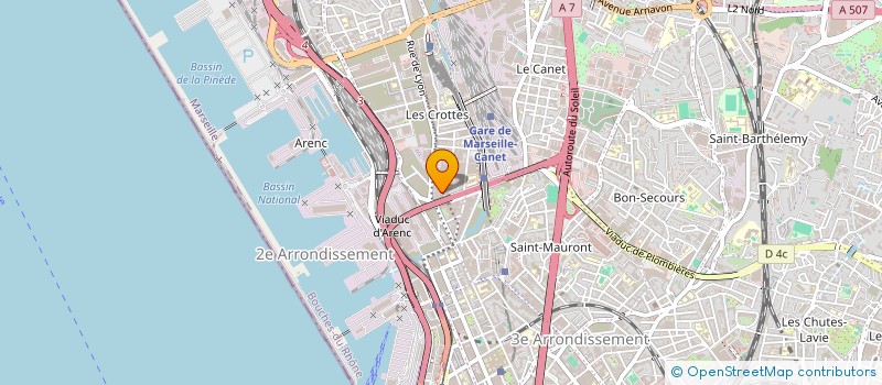 localisation de l'entreprise AVIST à MARSEILLE