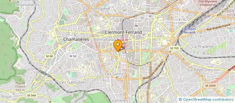 localisation de l'entreprise AVITACUM à CLERMONT-FERRAND