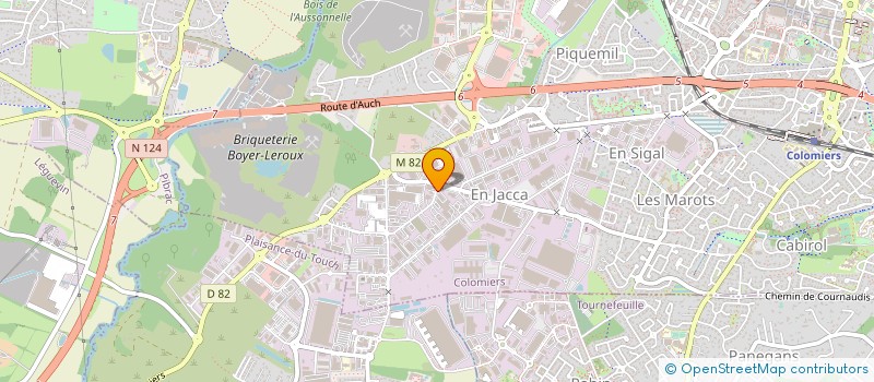 localisation de l'entreprise AVITEC ART ET TECHNIQUE à COLOMIERS