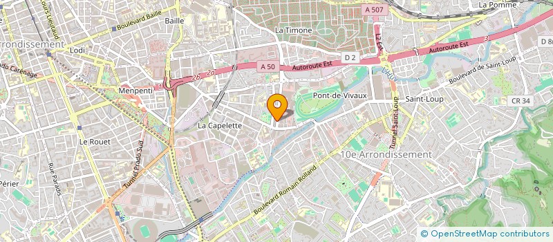 localisation de l'entreprise AVITEC SARL à MARSEILLE