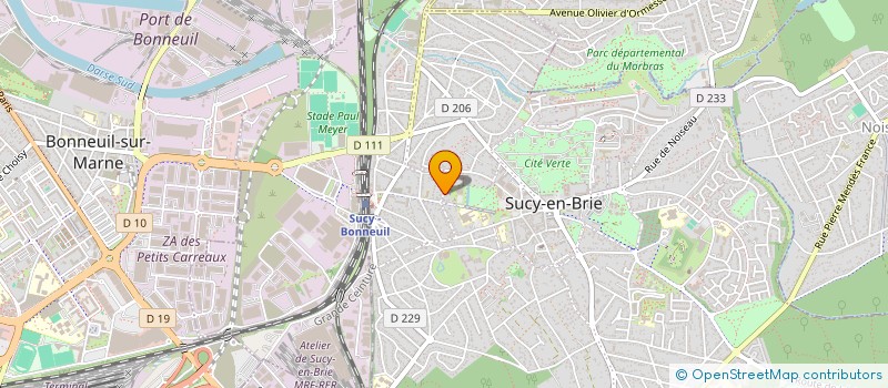 localisation de l'entreprise AVITEK à SUCY-EN-BRIE