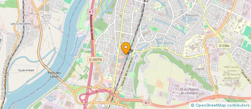 localisation de l'entreprise AVITEL SARL  VALENCE