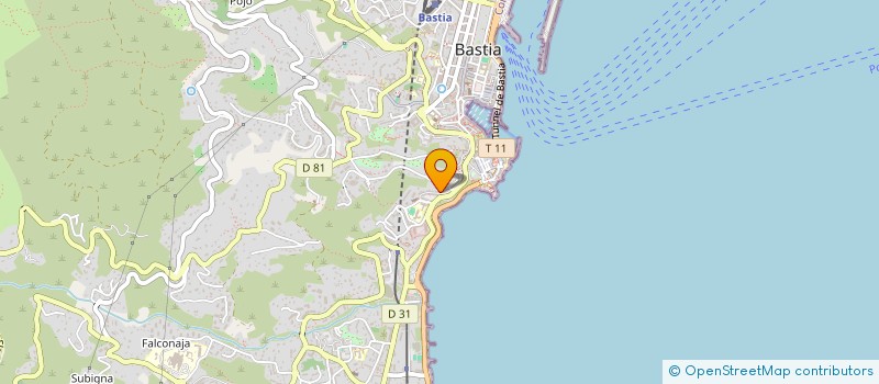 localisation de l'entreprise AVIULIN'E PIU à BASTIA