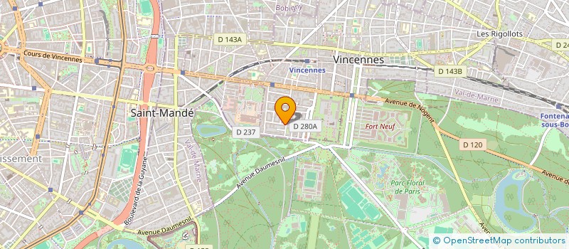 localisation de l'entreprise AVIVA CONSEILS à VINCENNES