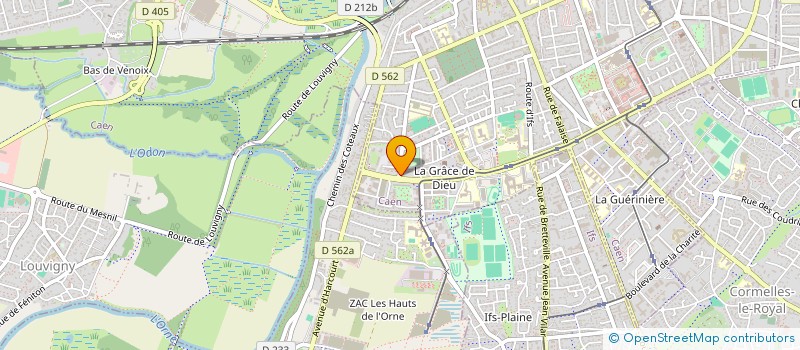 localisation de l'entreprise AVIVA RENOVATION à CAEN