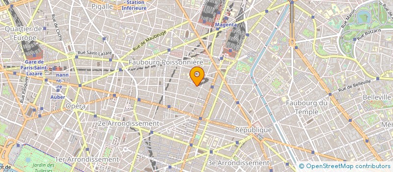 localisation de l'entreprise AVIVA SPORTSWEAR à PARIS