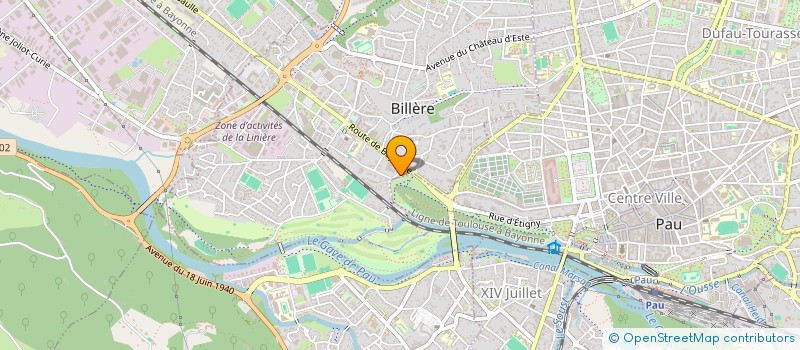 localisation de l'entreprise AVIVE  BILLERE