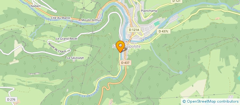 localisation de l'entreprise AVIVOR à SAINT-HIPPOLYTE