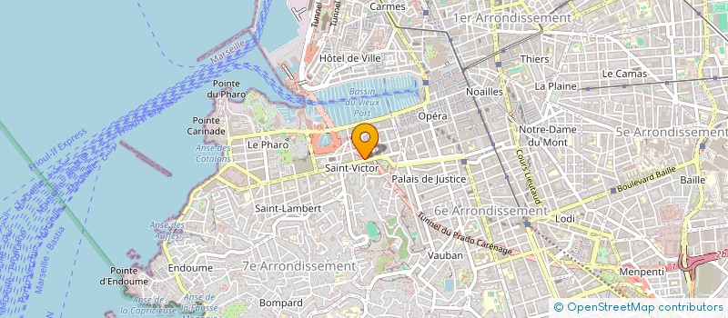 localisation de l'entreprise AVIZO à MARSEILLE