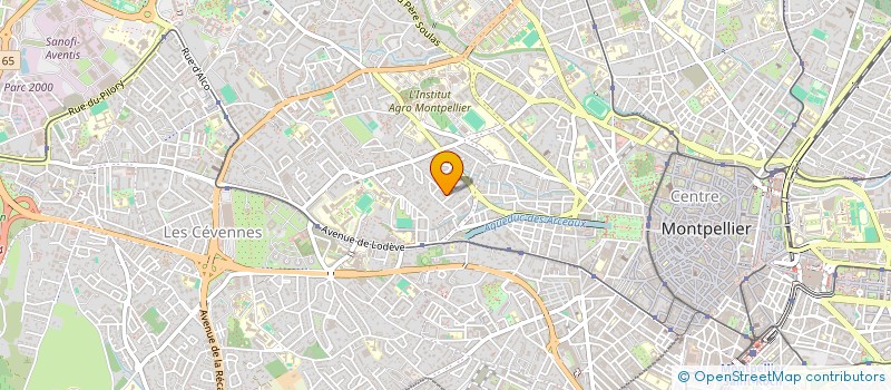 localisation de l'entreprise AVIZZEO à MONTPELLIER