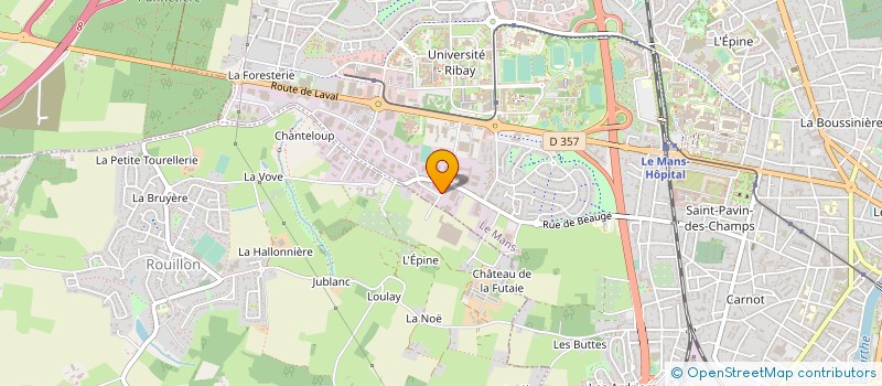 localisation de l'entreprise AVJC  LE MANS