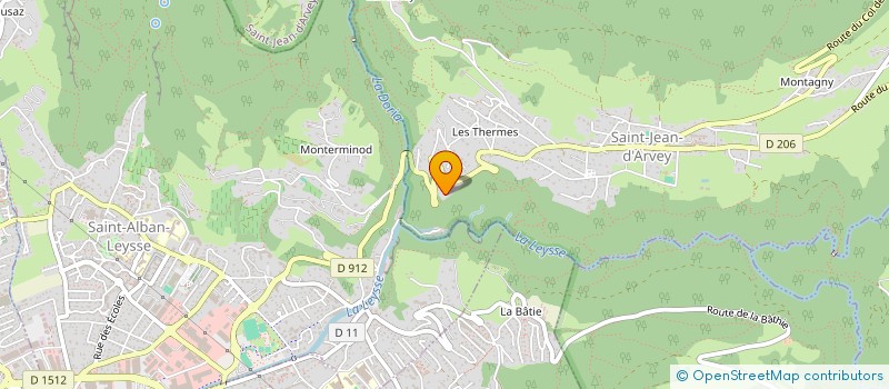 localisation de l'entreprise AVK SAVOIE  SAINT-JEAN-D'ARVEY