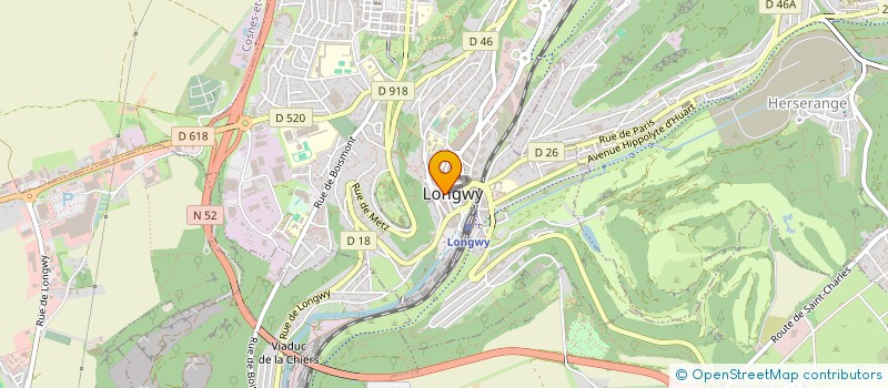 localisation de l'entreprise AVL à LONGWY