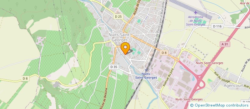 localisation de l'entreprise AVL à NUITS-SAINT-GEORGES