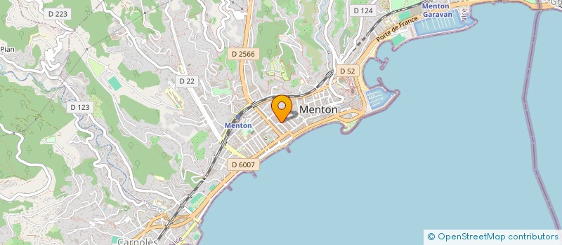 localisation de l'entreprise AVL à MENTON