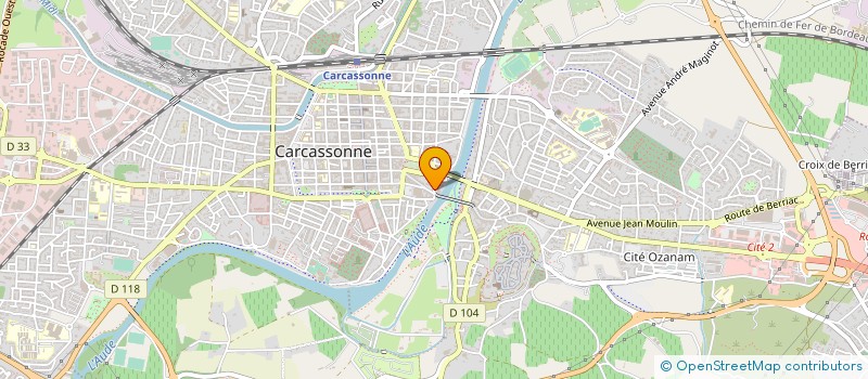localisation de l'entreprise AVL  CARCASSONNE