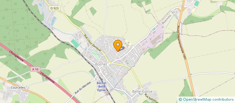 localisation de l'entreprise AVL AUTO  BORNEL